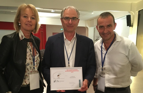 Philippe Michaud, PDG d'AllRiM, gagne un Award Allizé Plasturgie 2018